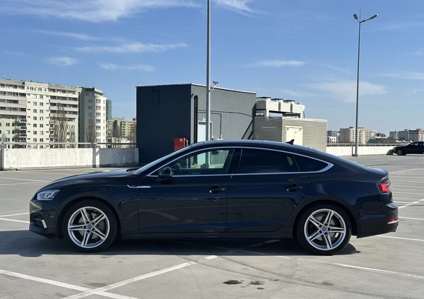 Audi A5 cena 109900 przebieg: 170000, rok produkcji 2017 z Warszawa małe 67